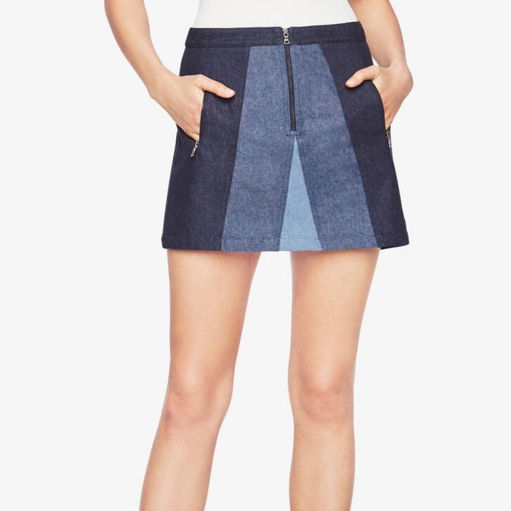 BCBG JUDAH DENIM SKIRT